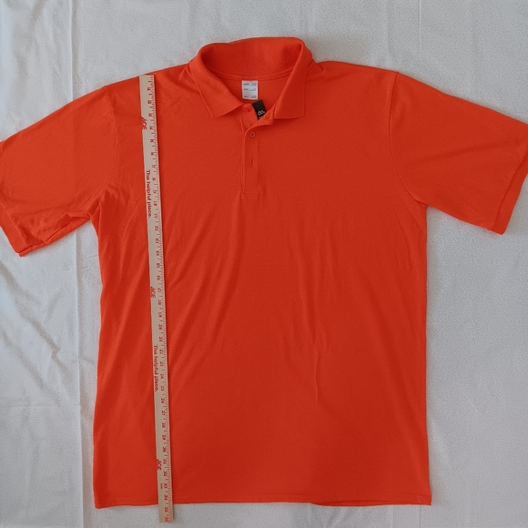 3XTG bright orange polo NWT - Picture 7 of 8